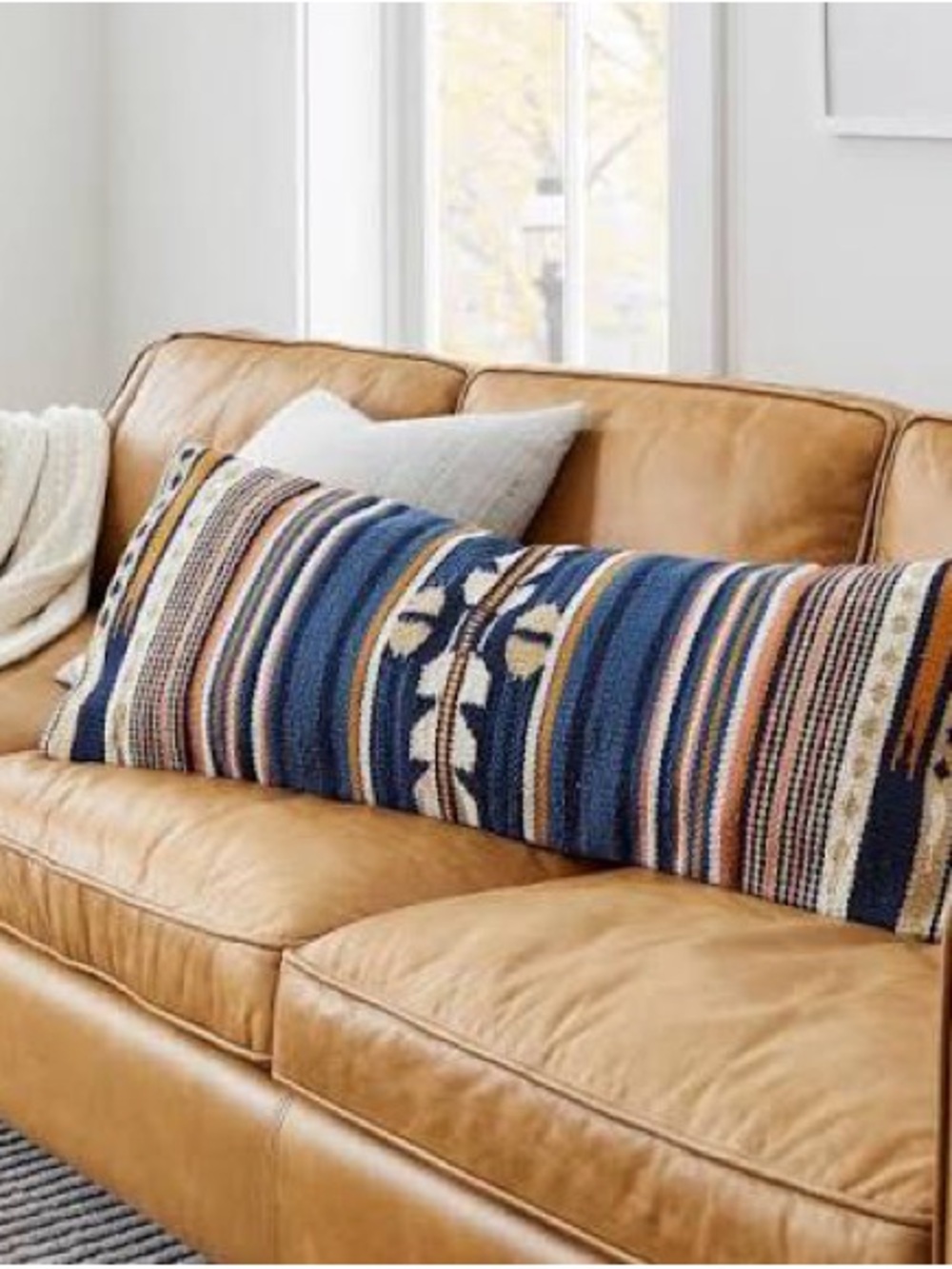 West Elm Woven Baja Pillow Cover